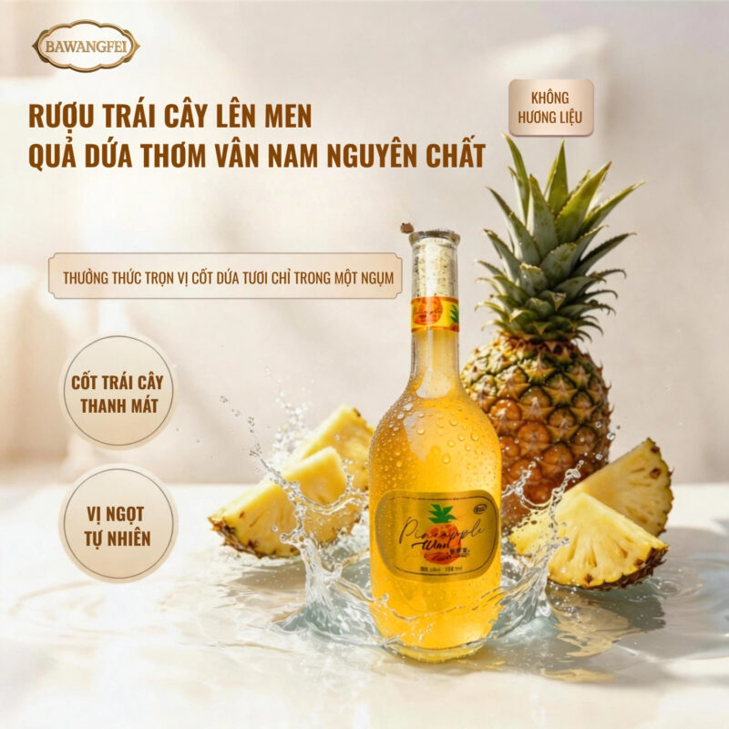 rượu dứa lên