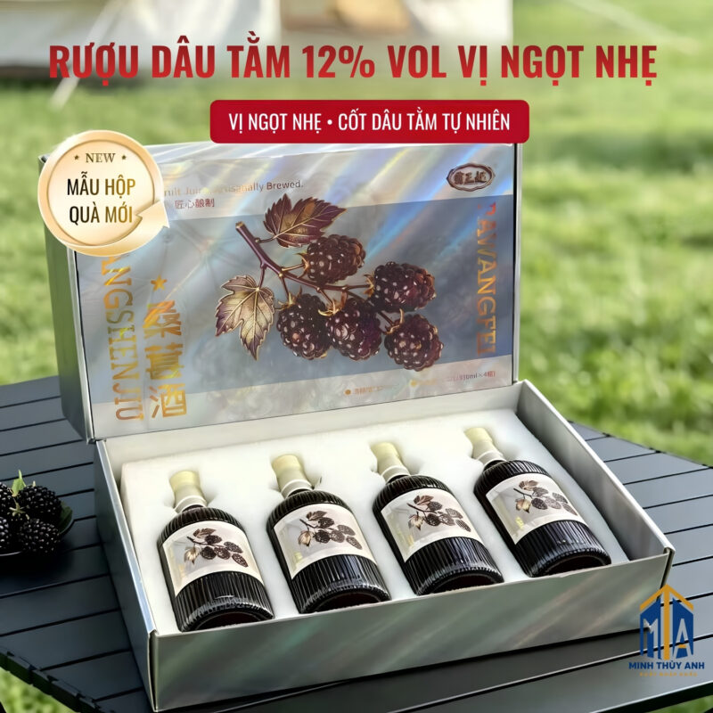 Hộp quà tặng rượu dâu tằm
