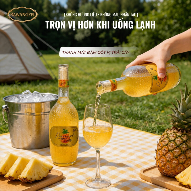 Uống rượu dứa 5